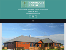 Tablet Screenshot of lighthouseleisure.co.uk